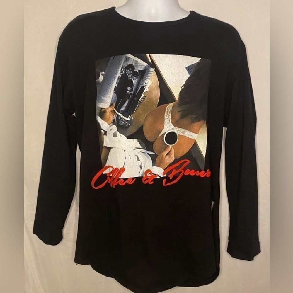 Hard Ten ‘Coffee & Buns’ T-shirt Size L